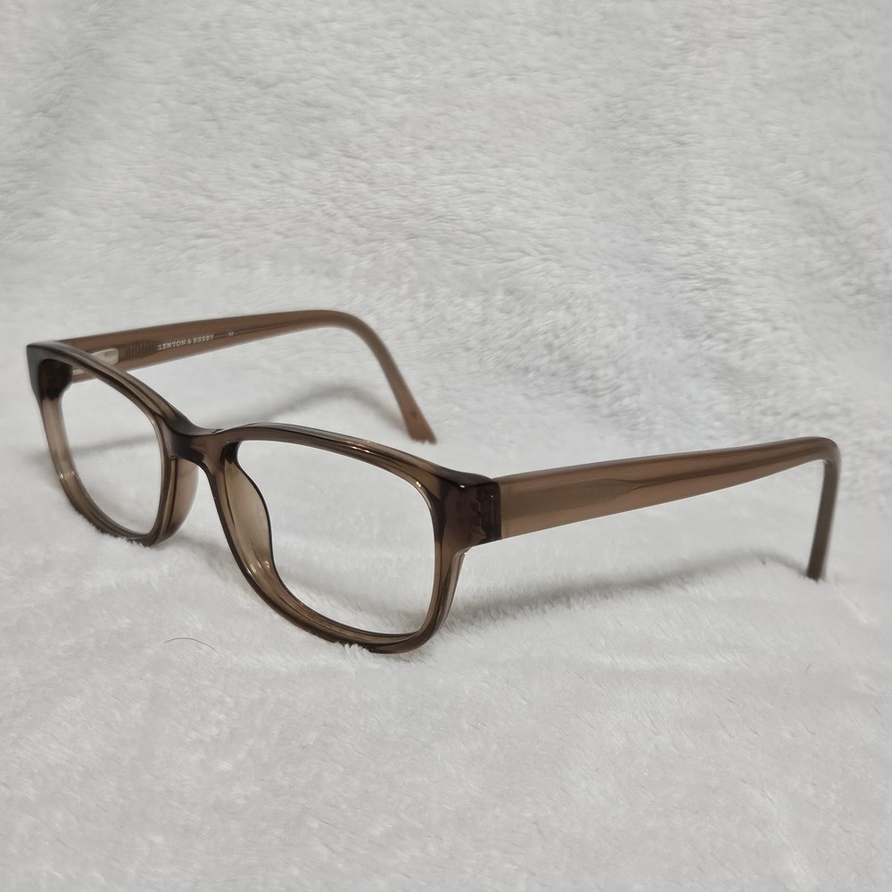 Lenton & Rusby LR5002 200 Brown‎ Crystal Eyeglass Frames Only 52-17 135 - Picture 2 of 8